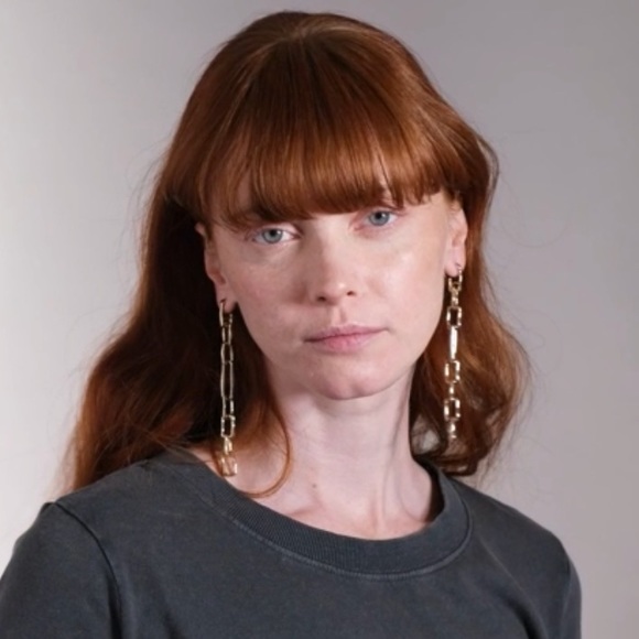 Alexis Bittar Long Chain Link Post Earrings Gold - Picture 11 of 16